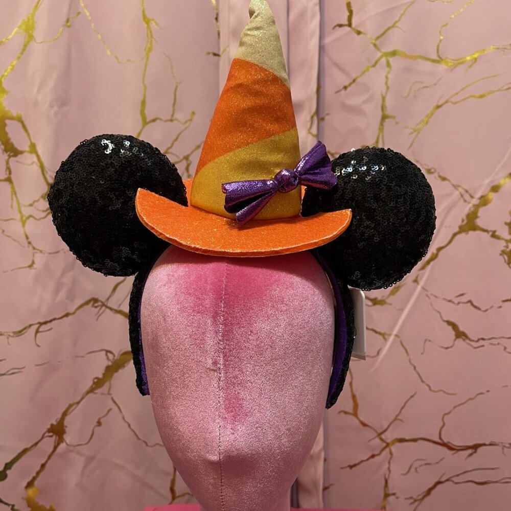 NEW DISNEY Candycorn Witch Hat Halloween Ears